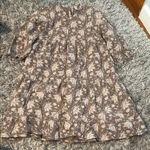 Rylee & Cru Gillian Green Garden Dress 4/5